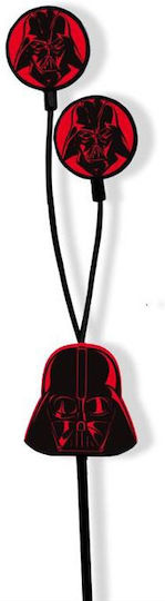 Disney Darth Vader Head In-ear Handsfree with 3.5mm Connector Black