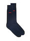 Hugo Men's Solid Color Socks Blue 2Pack