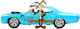 Jada Toys Looney Tunes Wile E. Coyote & 1970 Plymouth Road Runner Vehicle Replica Length 10cm Scale 1:24