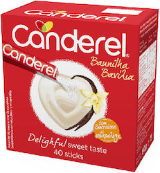 Canderel Sweetener Vanilla Flavor 40 Sticks