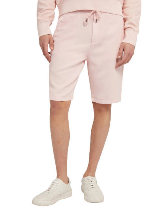 Guess Men's Shorts Chino Blush Cotton