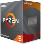 AMD Ryzen 5 4600G 3.7GHz Επεξεργαστής 6 Πυρήνων για Socket AM4 σε Κουτί με Ψύκτρα