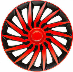 Autostyle Auto Radkappen Kendo 16" 4 Stück Rot Autostyle Auto Radkappen Kendo 16" 4 Stück Rot