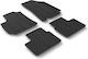 Lampa Set of Front and Rear Mats 4pcs for Renault Arkana 2021+ Black
