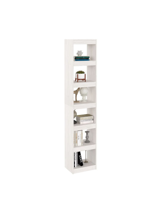 Shelving Unit Floor White 40x30x199cm