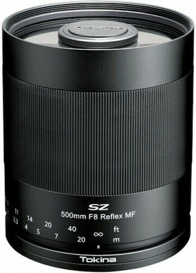Tokina Full Frame Φωτογραφικός Φακός SZ 500mm F/8 MF Super Telephoto για Fujifilm X Mount Μαύρος