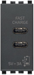 Vimar Eikon Priză Cu 4 Porturi USB