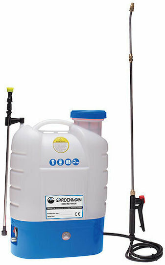 Gardenman KM040718DE Backpack Sprayer with Battery 8Ah with Capacity 18lt