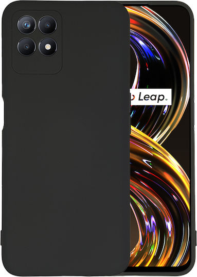 Sonique Back Cover Σιλικόνης Μαύρο (Realme 8i)