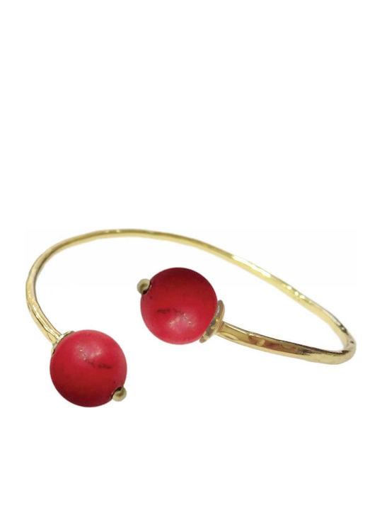 Tatu Moyo Damen Armband Handschellen Vergoldet