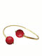 Bracelet Handcuffs Gold Plated