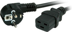 Roline Schuko - IEC C19 Кабел 3м Черен (19.99.1553-20) Roline Schuko - IEC C19 Кабел 3м Черен (19.99.1553-20)