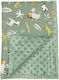 Baby Star Blanket Nursery Swaddling Blankets Green Kenya 75x100cm