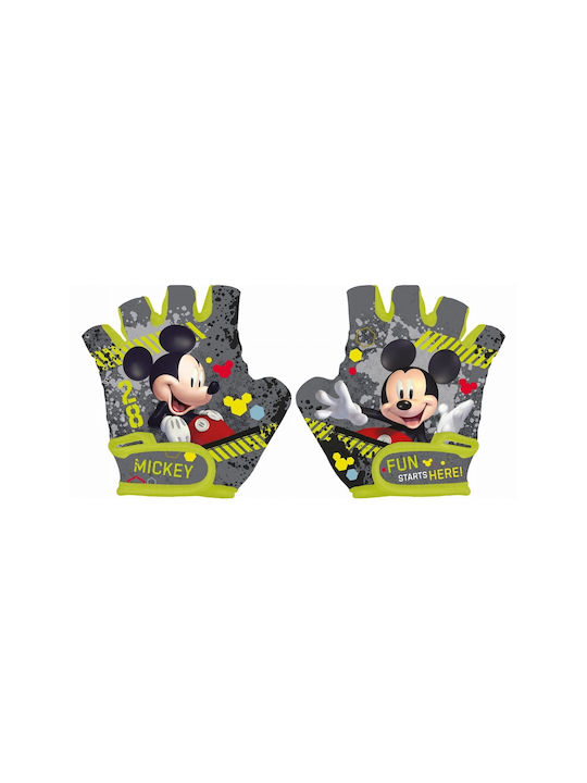 Seven Disney Mickey 2 Κοντά Παιδικά Γάντια Ποδηλασίας Πολύχρωμα