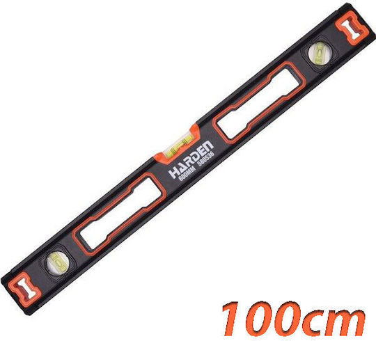 Harden 580540 Spirit Level Aluminum 100cm with 3 Eyes