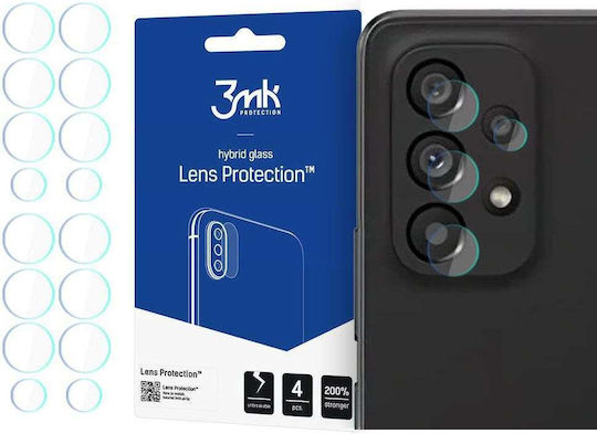 3MK Hybrid Glass Camera Protection Tempered Glass Transparent for the Galaxy A53