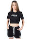 Mojave Crop Top Women's Crop Top Cotton Short Sleeve Black