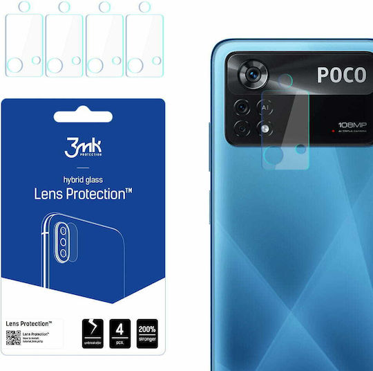 3MK Προστασία Κάμερας Tempered Glass Διάφανο για το Poco X4 Pro 5G