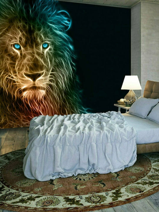 Fototapet de Perete 150x105cm Abstract lion Tesatura