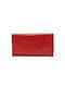 Fetiche Leather Large Leather Women's Wallet Red