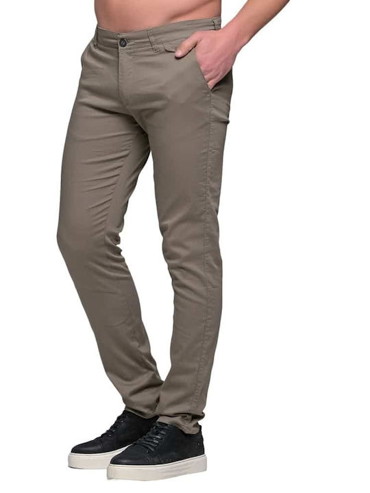 Ben Tailor Men's Trousers Chino Elastic Khaki
