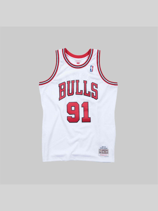 Mitchell & Ness C.Bulls 97' Dennis Rodman Swingman No91 Ανδρική Φανέλα Μπάσκετ