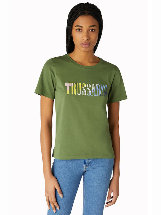 Trussardi Γυναικείο T-shirt Dill με Στάμπα