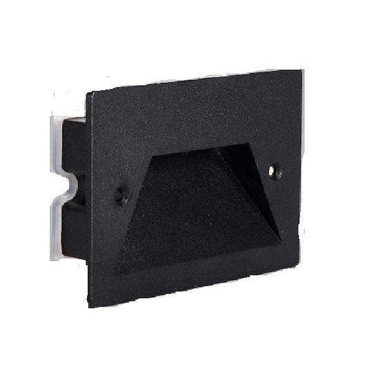 Wandmontiertes Außen-Spotlight LED IP65 3W mit Warmweiß Licht 11.5x8x3.4εκ.