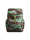 Superdry Adrian Camo Vintage Toploader Fabric Backpack Khaki