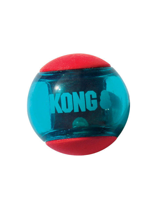 Kong Squeez Action Dog Toy Ball Medium Red 8.5cm 3pcs