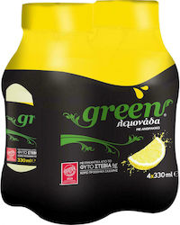 Green Cola Stevia Μπουκάλι Λεμονάδα με Ανθρακικό Χωρίς Ζάχαρη 4x330ml