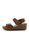 Platforme Dama Anatomici Tabac Maro