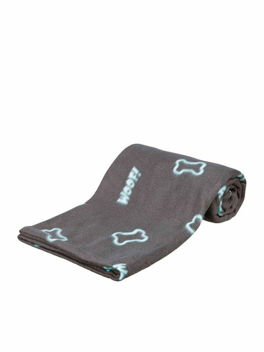 Trixie Barney Blanket Dog Taupe/Blue 150x100cm
