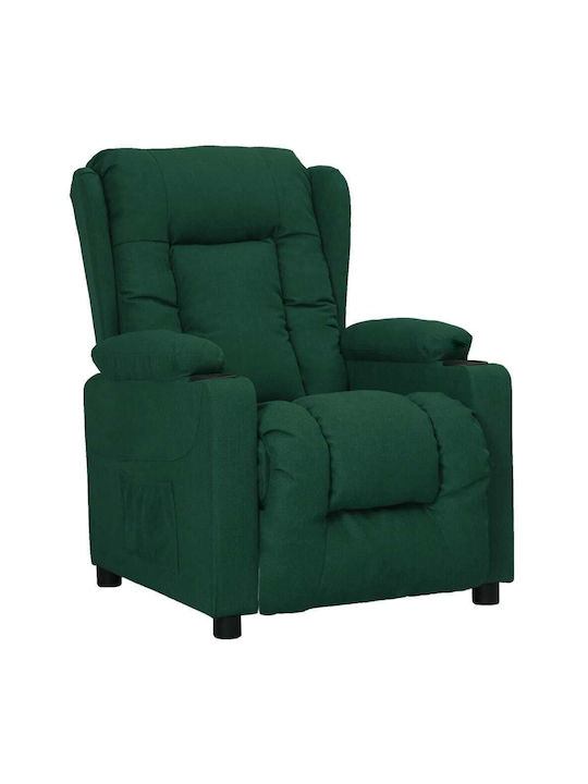 Relaxsessel mit Fußhocker Dark Green 72.5x96x99...