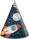 Procos Rocket Space Partyhüte 6Stück Papierhüte...