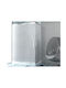 Orabella Stardust Easy Fix Kabine für Dusche mit Schieben Tür 110x120x190cm Stoff Chrom
