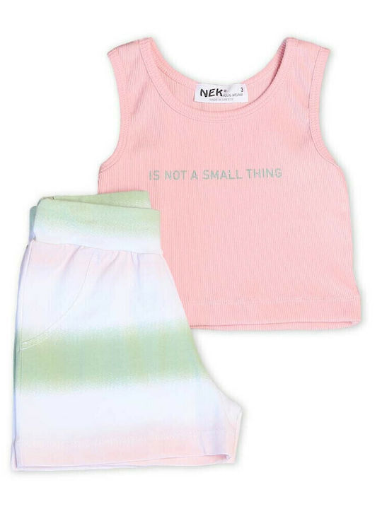 Nek Kids Wear Kids' Set with Shorts Summer 2pcs...