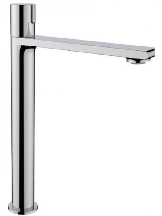 Orabella Elegance Mixing Tall Sink Faucet Silver