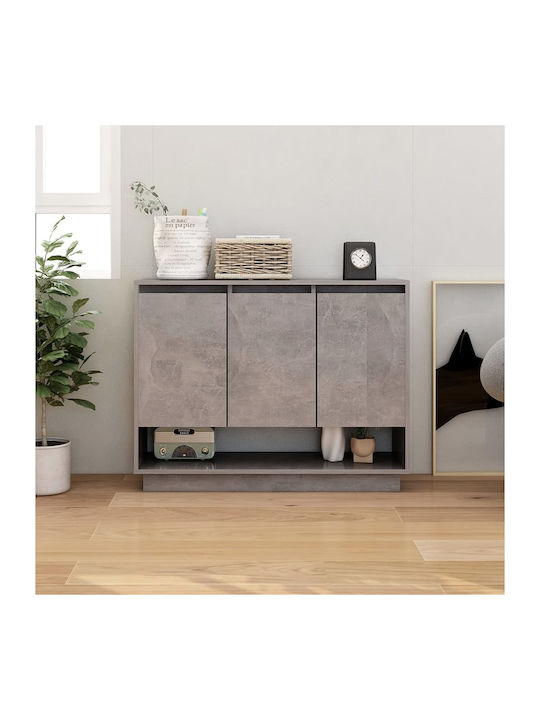 Bufet Beton gri 97x31x75cm