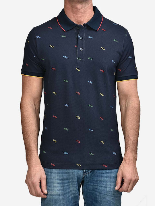 Paul & Shark Men's Short Sleeve Blouse Polo Navy Blue