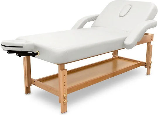 SuperOrtho Harmony 2 Massagetisch Physiotherapie Weiß aus Holz 185x78cm