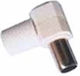 Tele CN-22 Stecker Koaxial männlich Weiß (CN-22)
