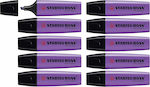 Stabilo Boss Original Μαρκαδόροι Υπογράμμισης 5mm Lavender 10τμχ