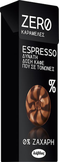 Λάβδας Καραμέλες Zero με Γεύση Espresso Χωρίς Προσθήκη Ζάχαρης 32gr