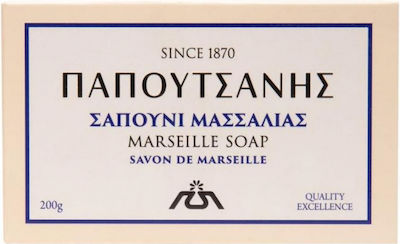 Papoutsanis Σαπούνι Μασσαλίας Soap Bar 200gr