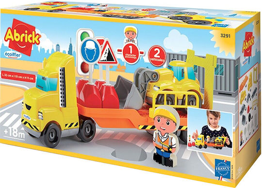 Ecoiffier Cuburi De Construit Building Site Truck Pentru 1.5+ Ani 30 Bucăți
