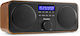 Audizio Novara Tabletop Radio DAB+ Brown