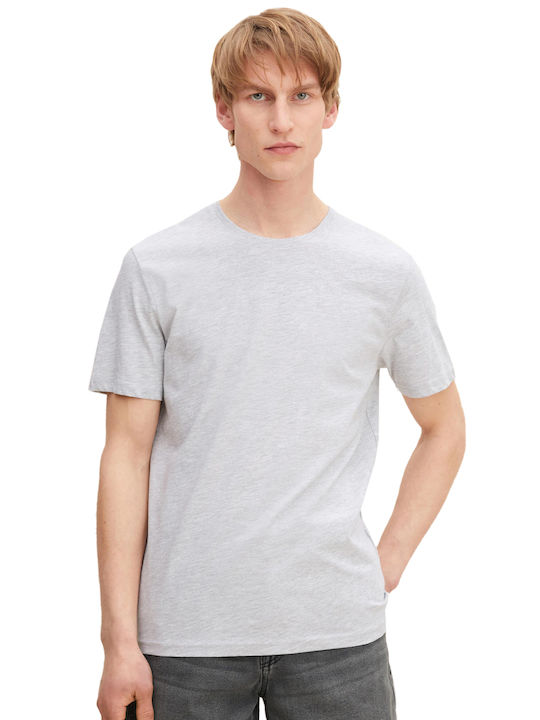 Tom Tailor Herren T-Shirt Kurzarm Gray