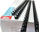 Plastic Spine / Spiral Bookbinding TOPX No 25 Black 50 pieces 50pcs