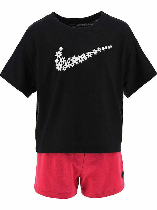 Kids' Set with Shorts Summer 2pcs Black